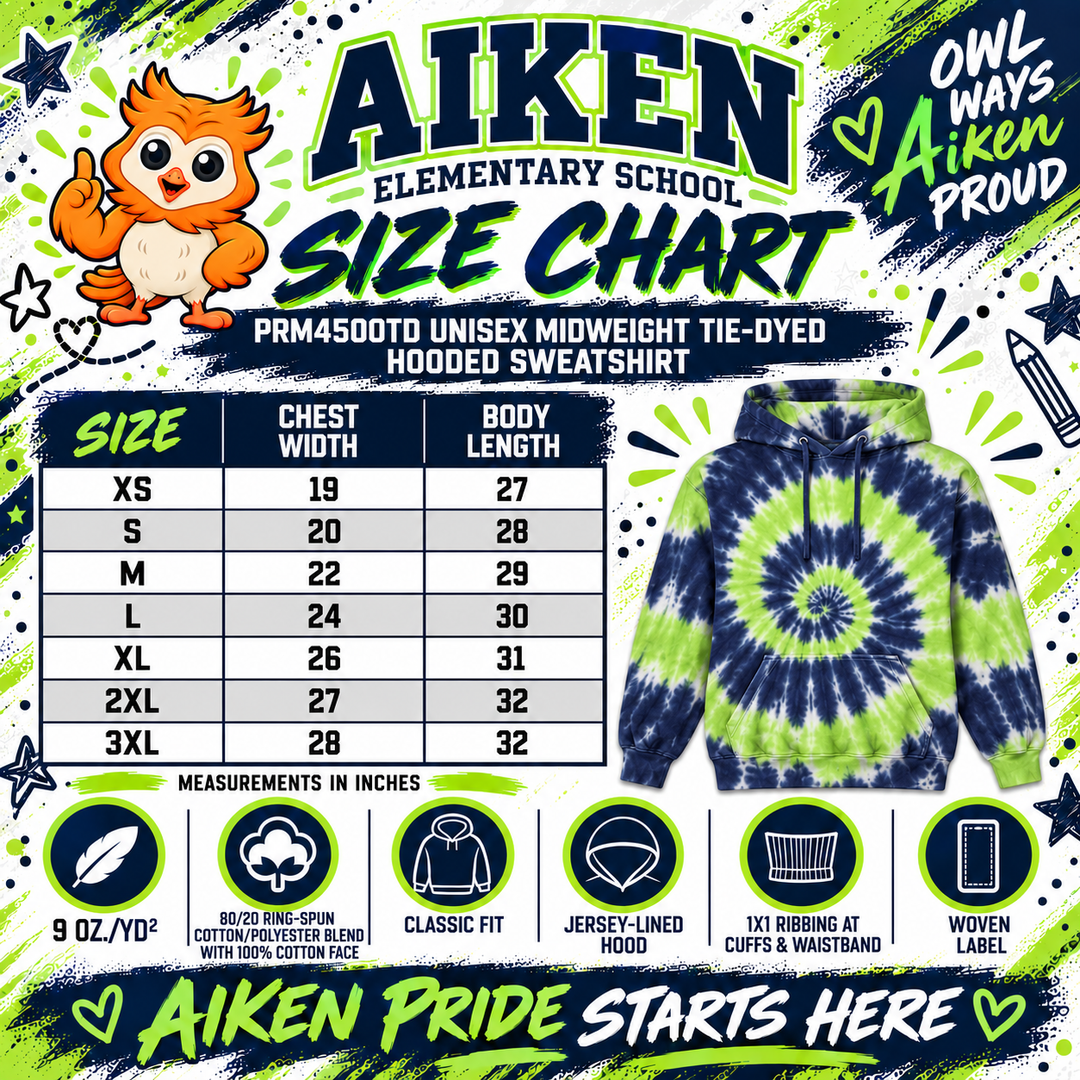 Aiken Tie Dye Hoodie 2 (Indepent Co.)
