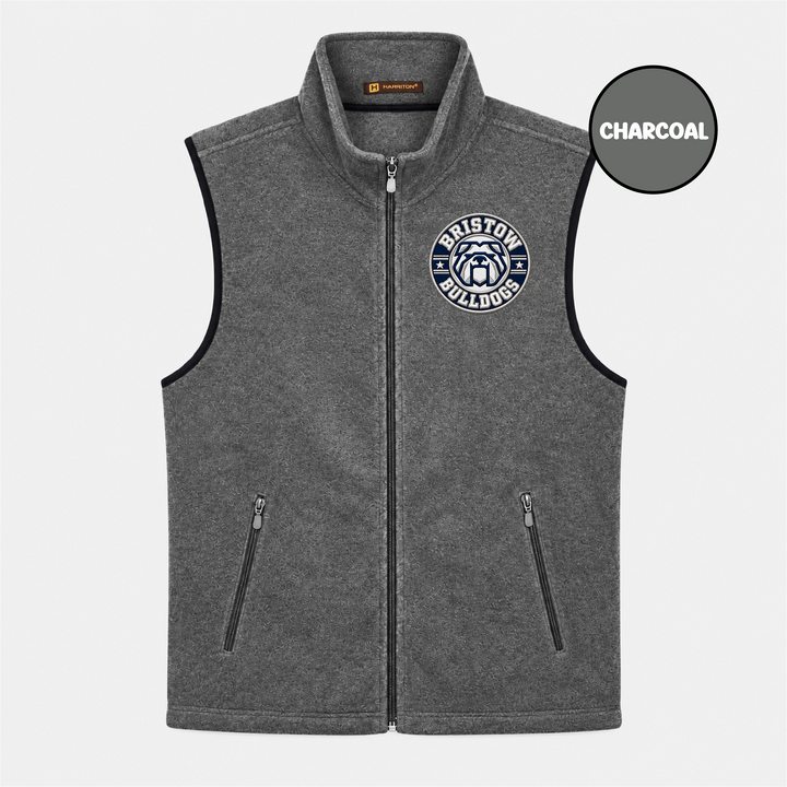 Bristow 4 Faux Embroidery Fleece Vest (Harriton)