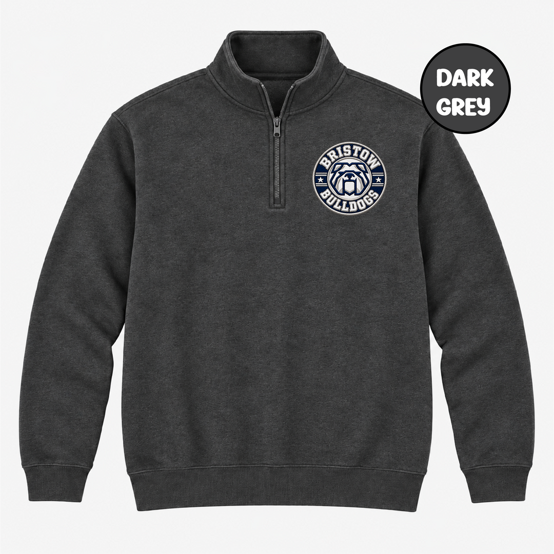 Bristow 4 Faux Embroidery Quarter-Zip (Gildan)