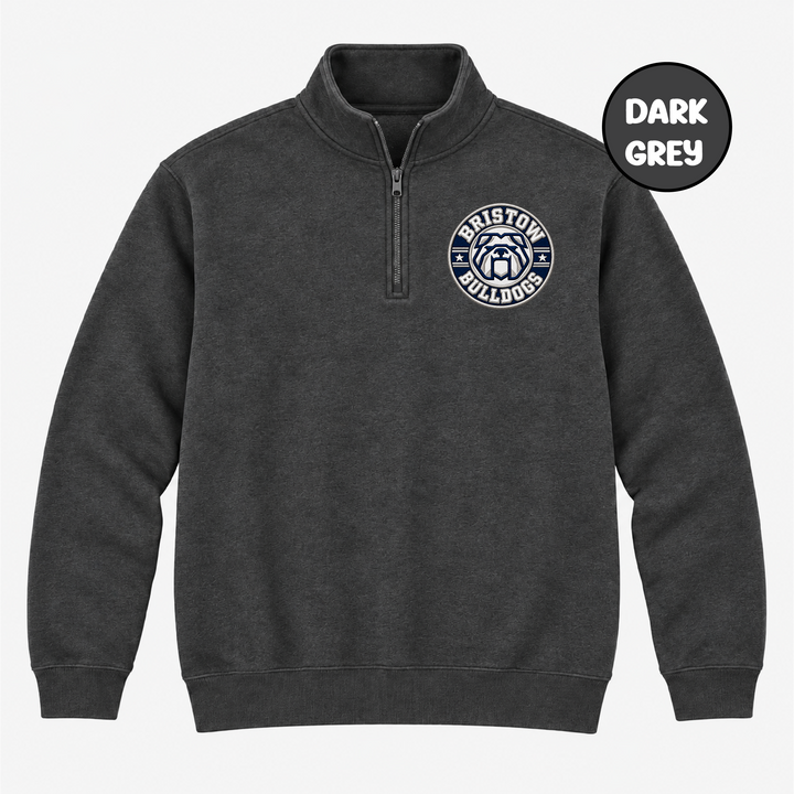 Bristow 4 Faux Embroidery Quarter-Zip (Gildan)