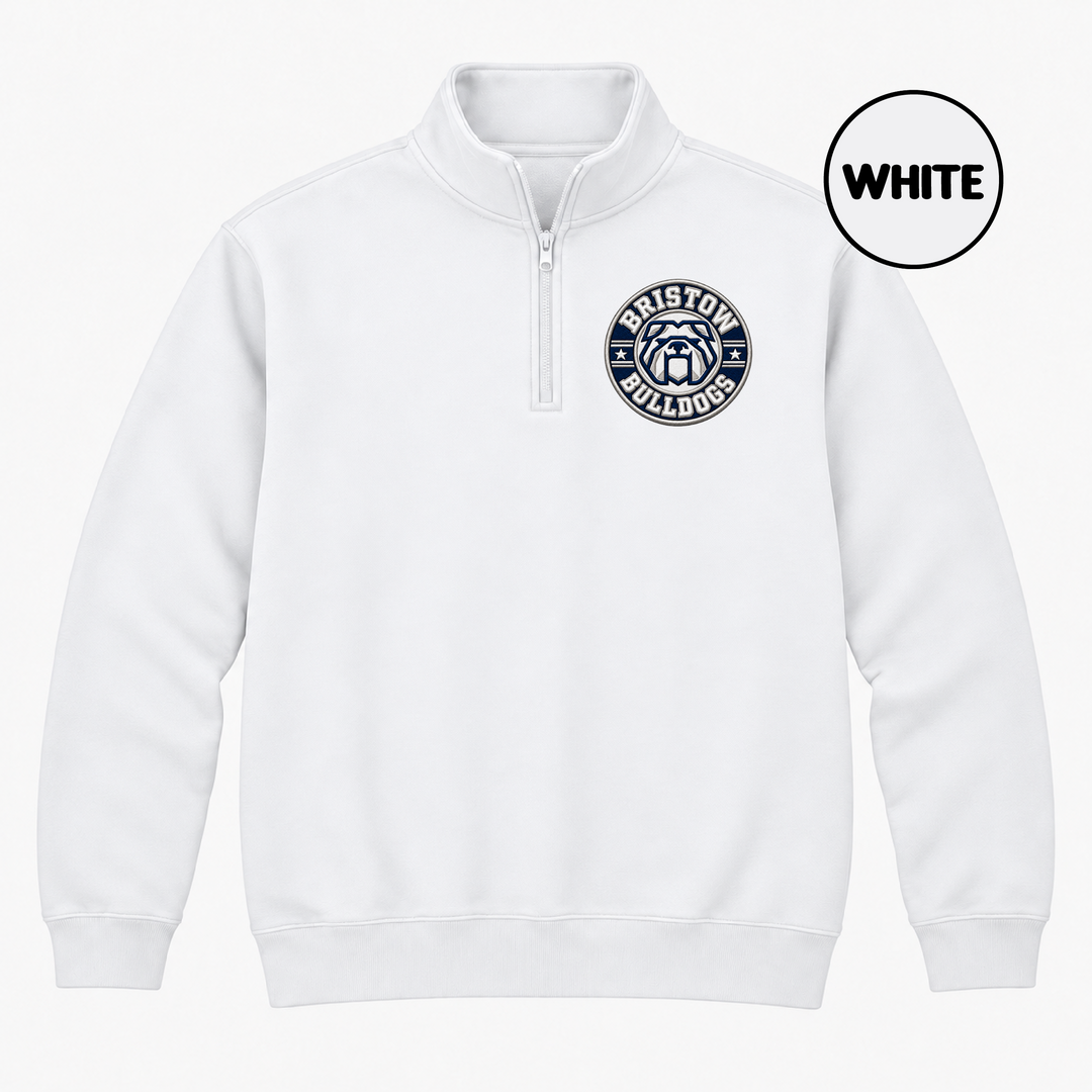 Bristow 4 Faux Embroidery Quarter-Zip (Gildan)