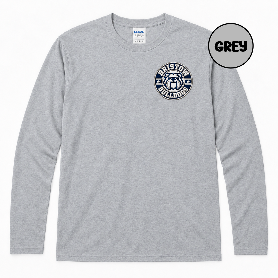 Bristow 4 Faux Embroidery Long Sleeve (Gildan)