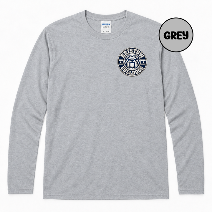 Bristow 4 Faux Embroidery Long Sleeve (Gildan)