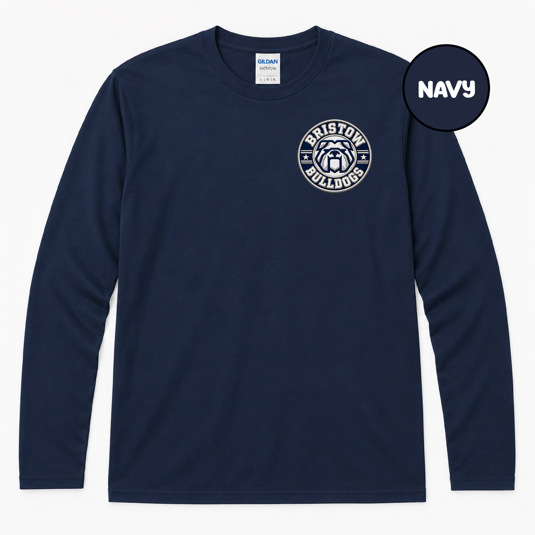 Bristow 4 Faux Embroidery Long Sleeve (Gildan)