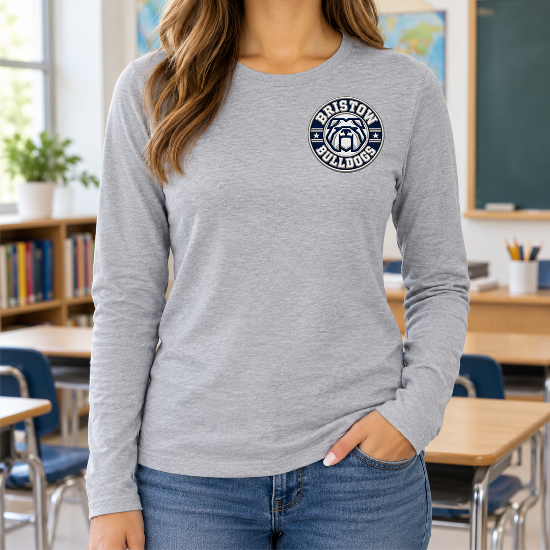 Bristow 4 Faux Embroidery Long Sleeve (Gildan)