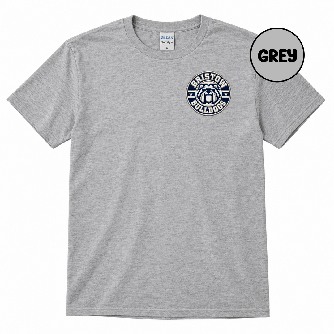 Bristow 4 Faux Embroidery T-shirt (Gildan)