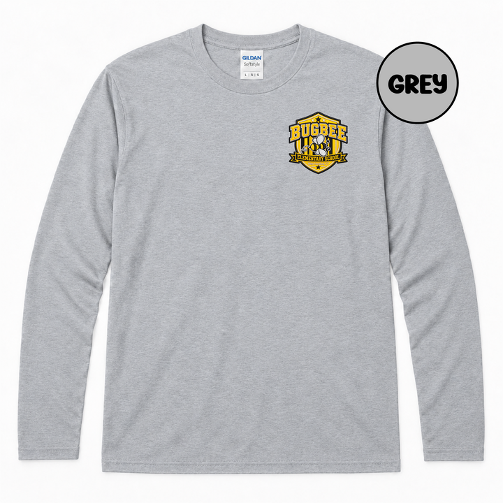Bugbee Long Sleeve Faux Embroidery 4 (Gildan)