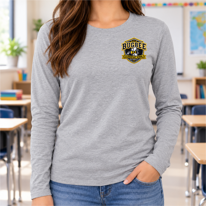 Bugbee Long Sleeve Faux Embroidery 4 (Gildan)