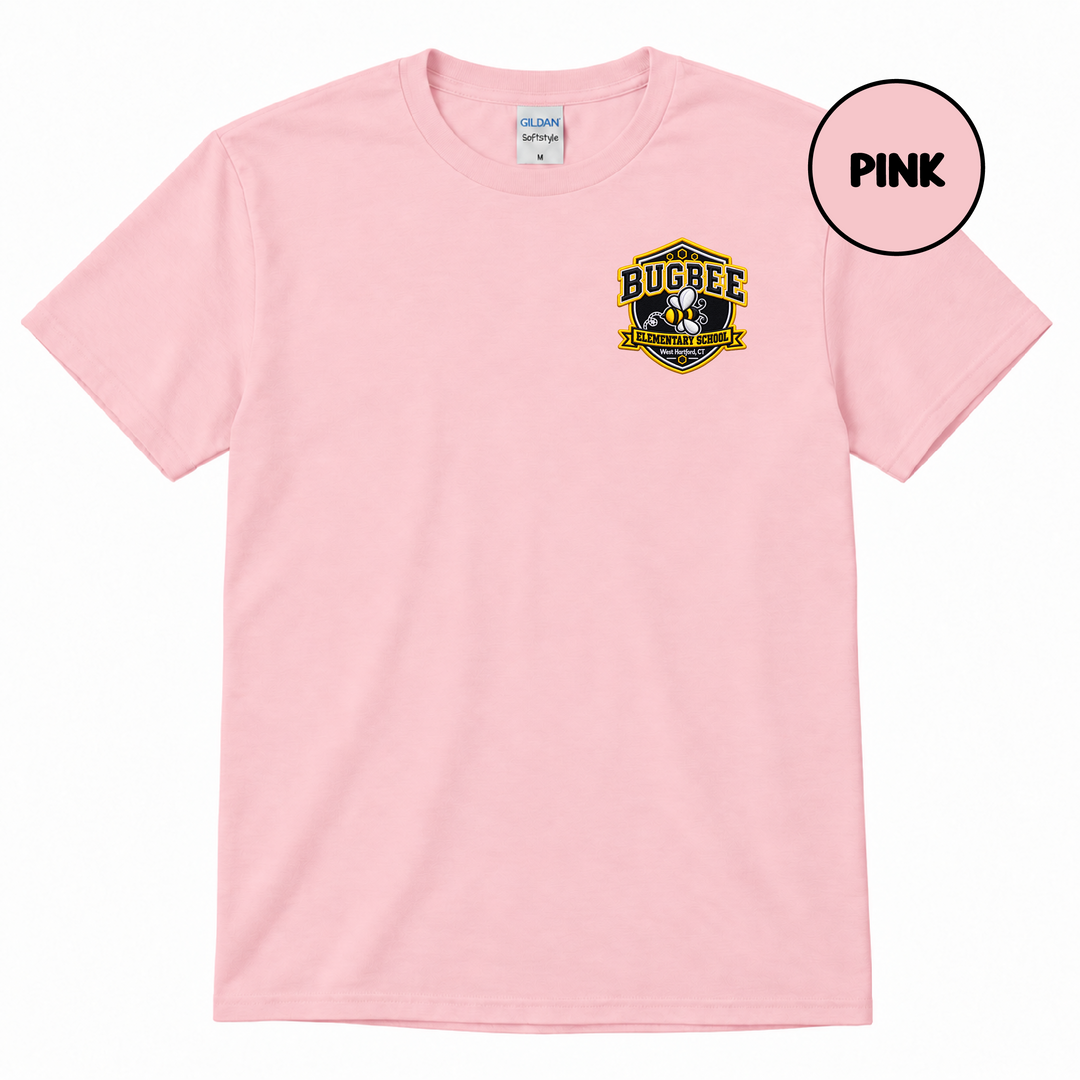 Bugbee T-shirt Faux Embroidery 4 (Gildan)
