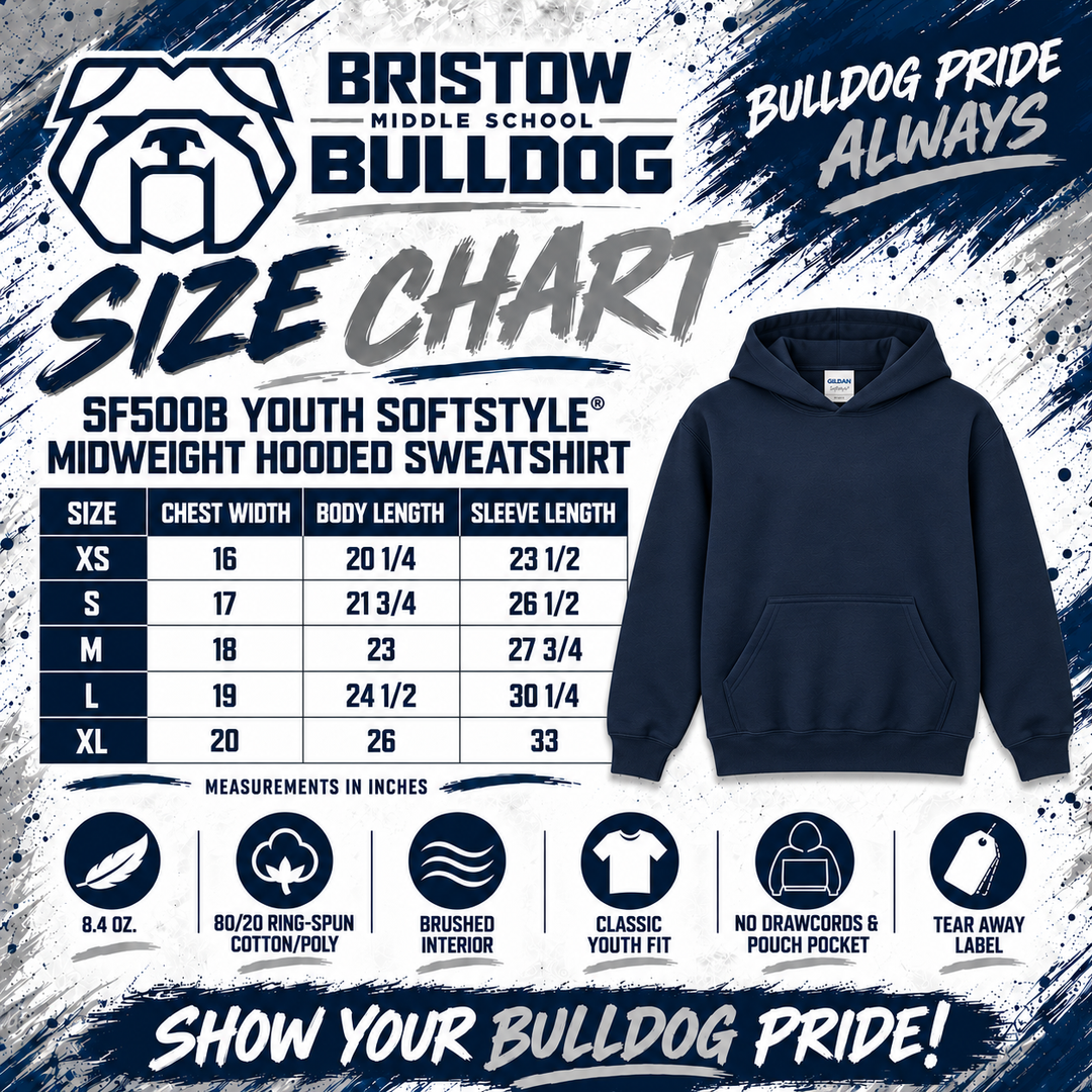 Bristow 3 Hoodie (Gildan)