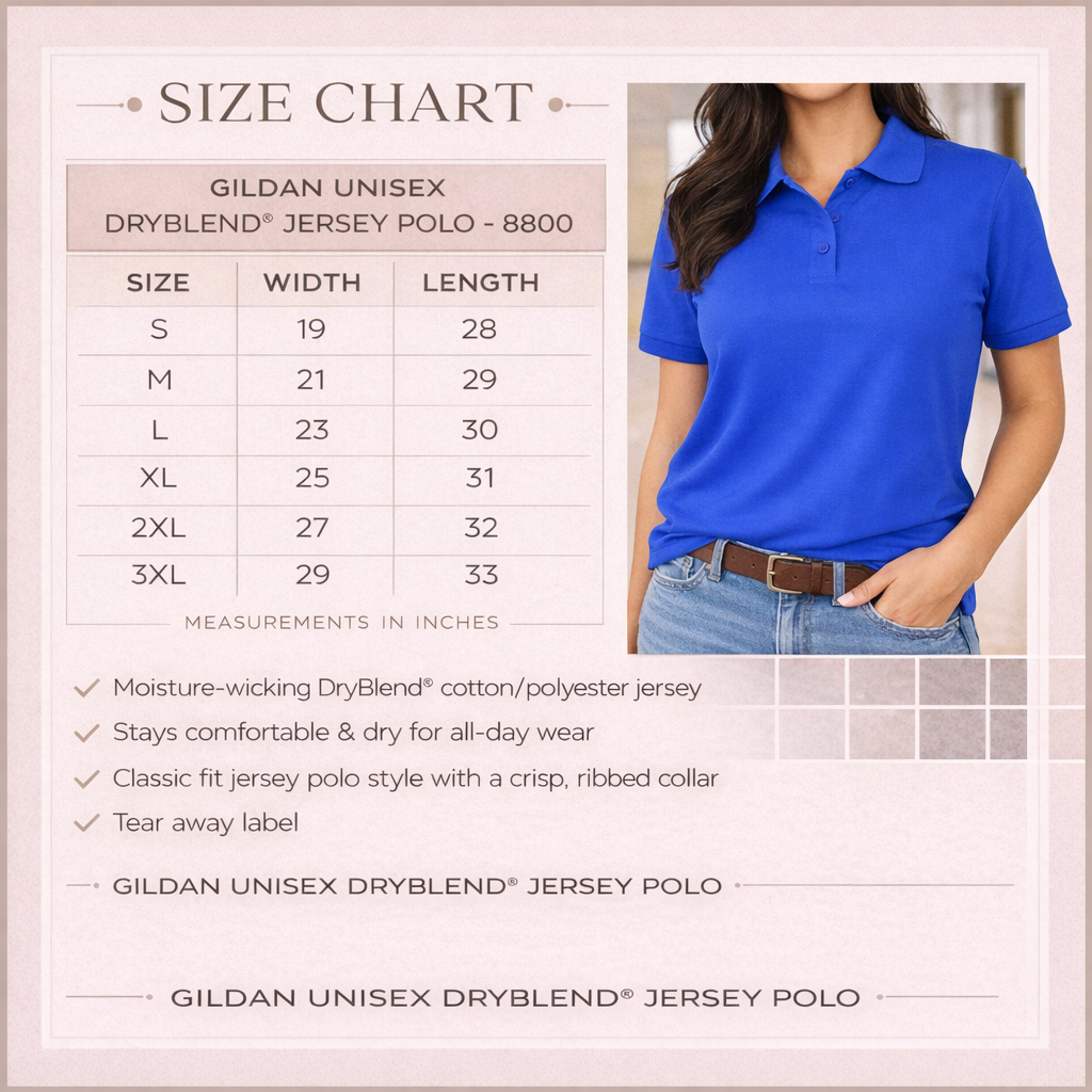 KP Polo (Gildan)