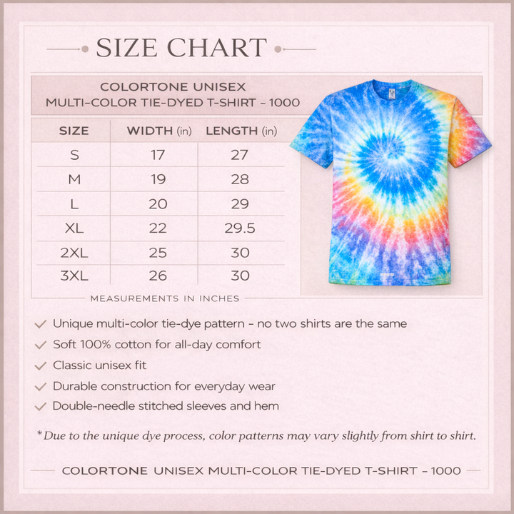 Aiken Tie-dye Shirt (Colortone)