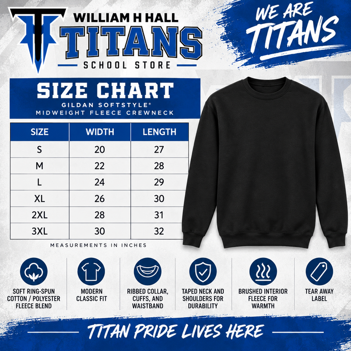 Hall Titans Sweatshirt 2 (Gildan)