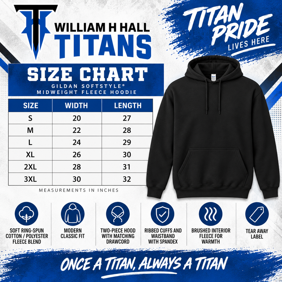 Hall Titans Hoodie 4 (Gildan)