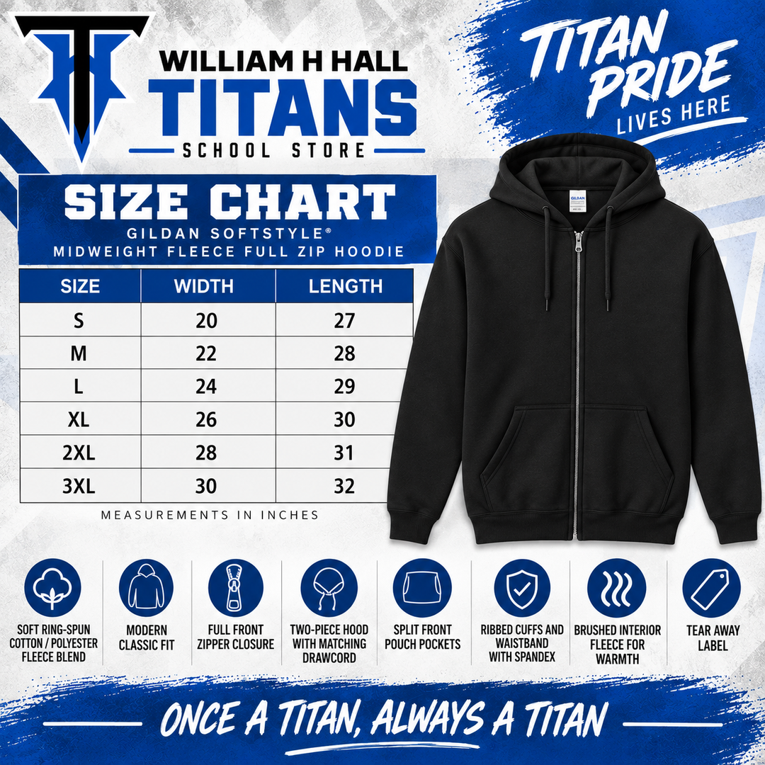 Hall Titans Hoodie 3 (Gildan)