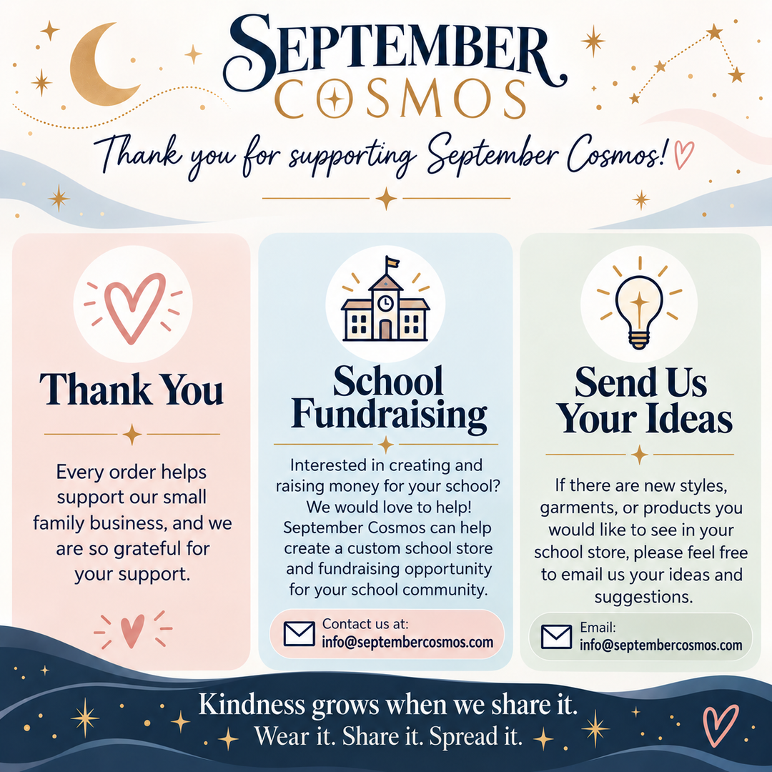 Thank you for supporting September Cosmos