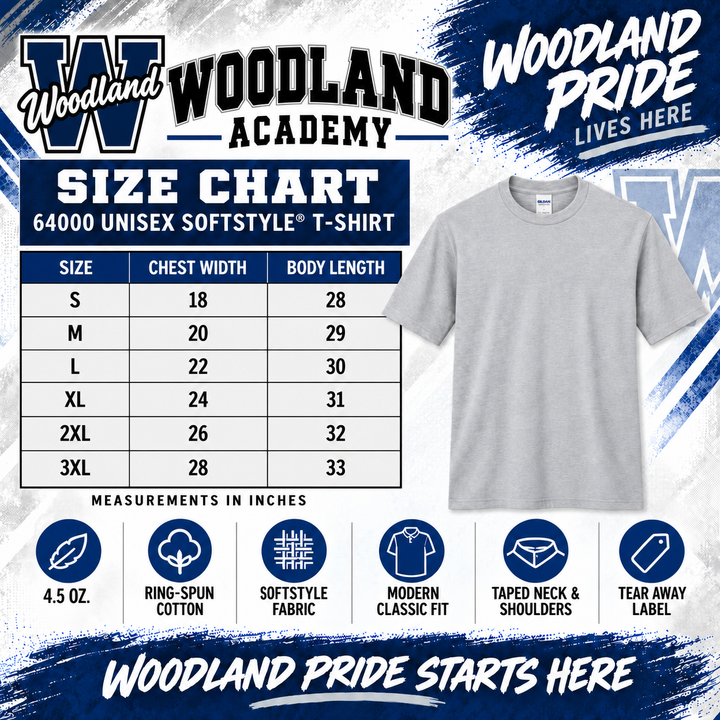 Woodland 2 Tshirt (Gildan)