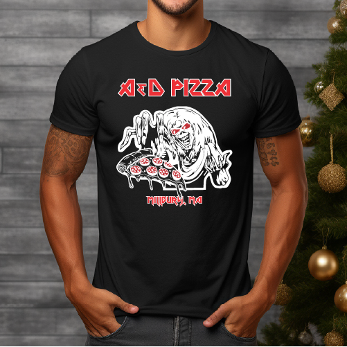 A&D Pizza Heavy Metal T-shirts (Gildan)