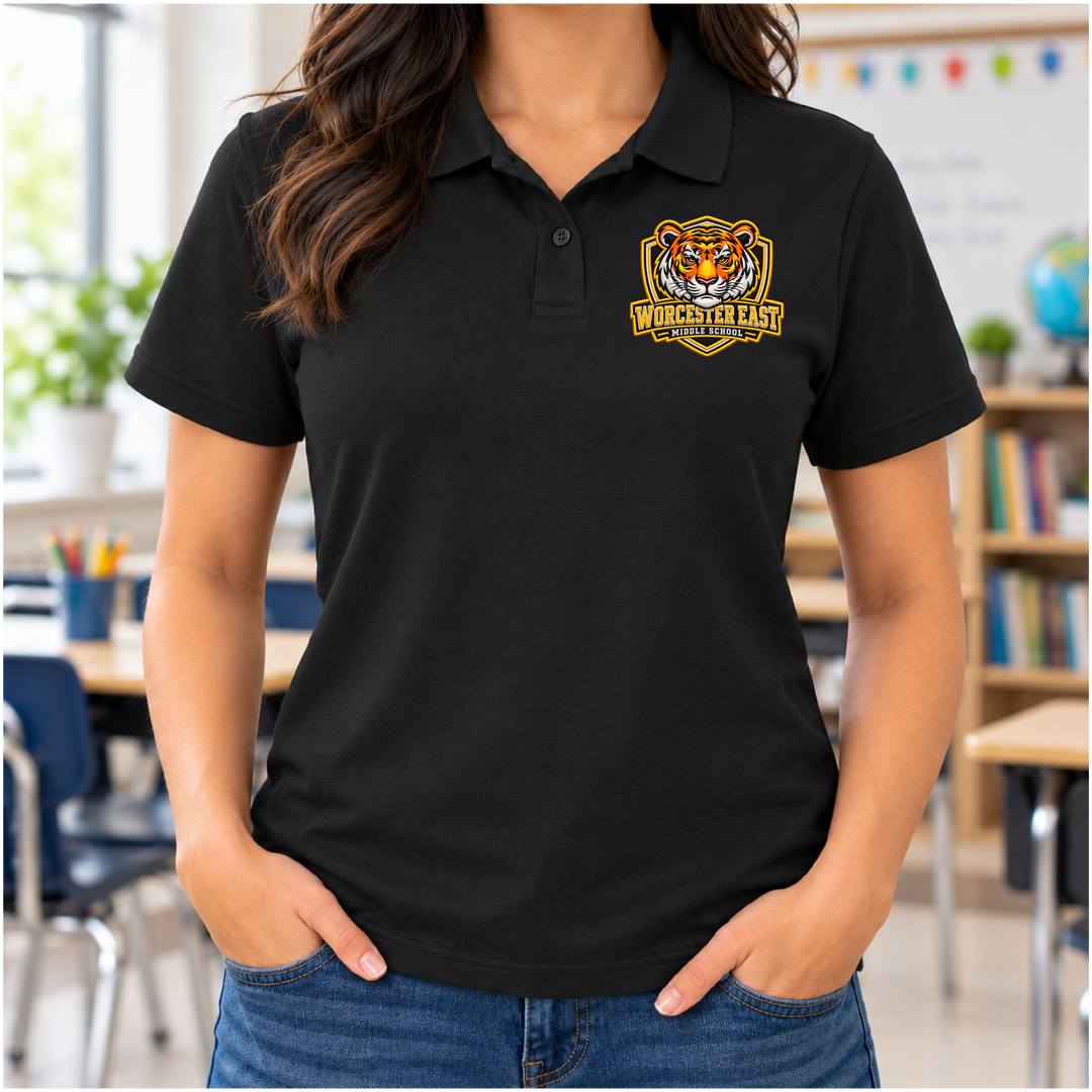 WEMS 3 Faux Embroidery Polo (Gildan)