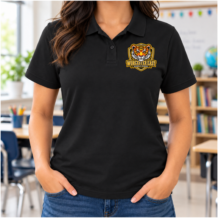 WEMS 3 Faux Embroidery Polo (Gildan)