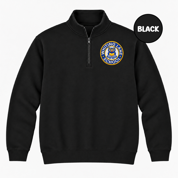 Whiting Lane 5 Faux Embroidery Quarter-Zip (Gildan)