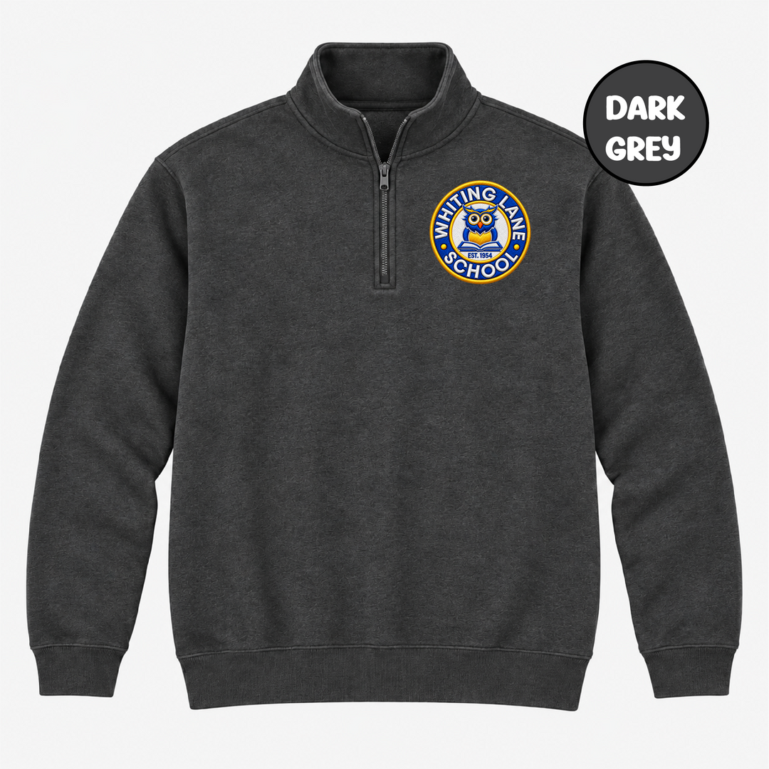 Whiting Lane 5 Faux Embroidery Quarter-Zip (Gildan)