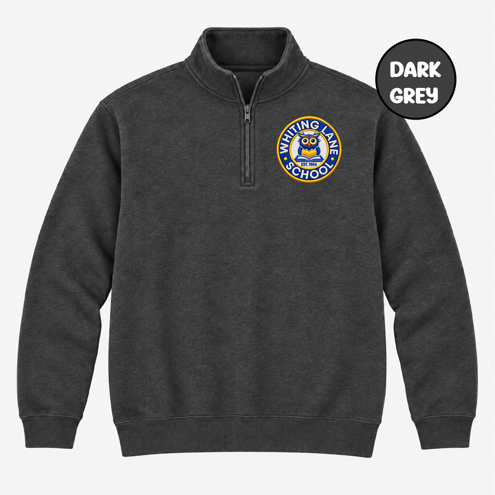 Whiting Lane 5 Faux Embroidery Quarter-Zip (Gildan)