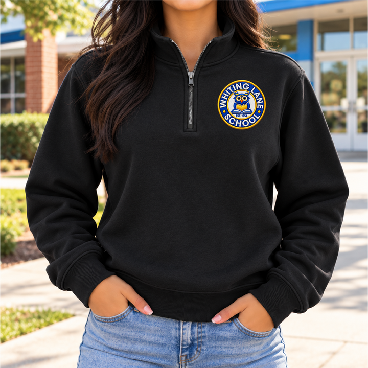 Whiting Lane 5 Faux Embroidery Quarter-Zip (Gildan)