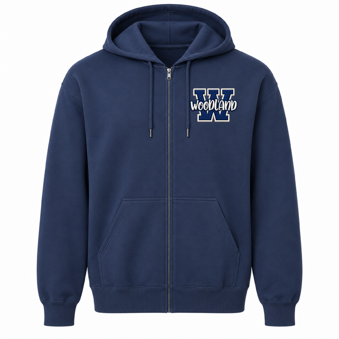 Woodland 1 Zip-up Hoodie (Gildan)