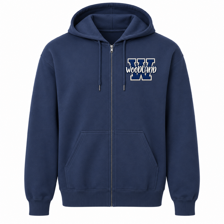 Woodland 1 Zip-up Hoodie (Gildan)