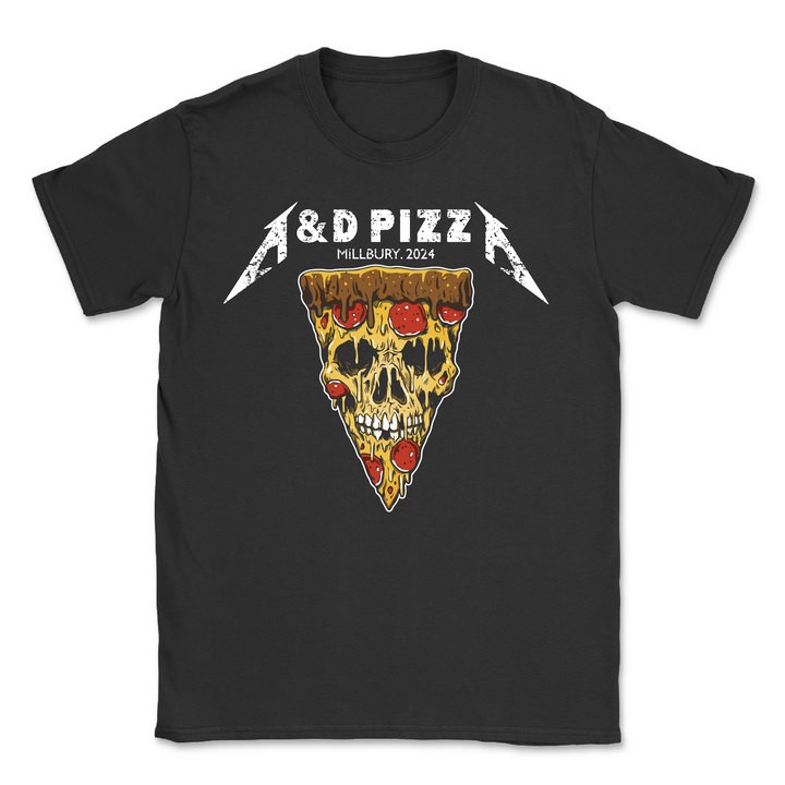 A&D Pizza Scary Slice T-shirts (Gildan)