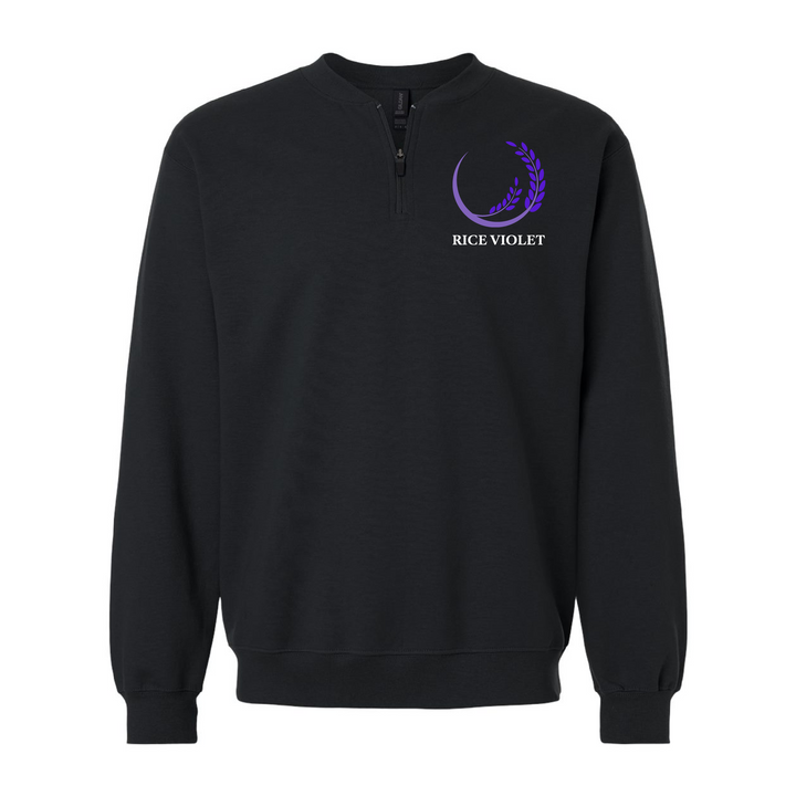 Rice Violet Quarter Zip