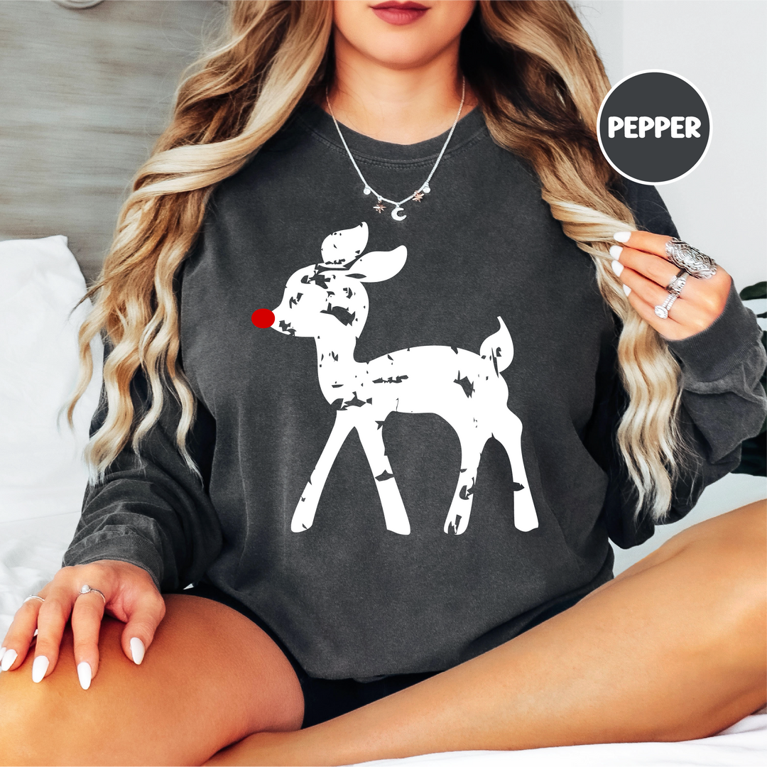 Vintage Rudolph Long Sleeve