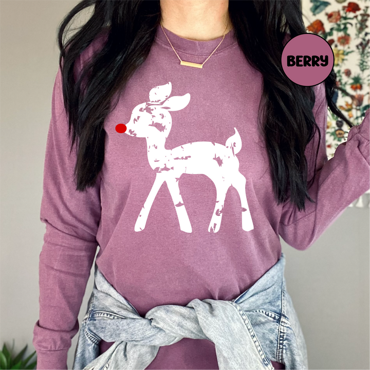 Vintage Rudolph Long Sleeve