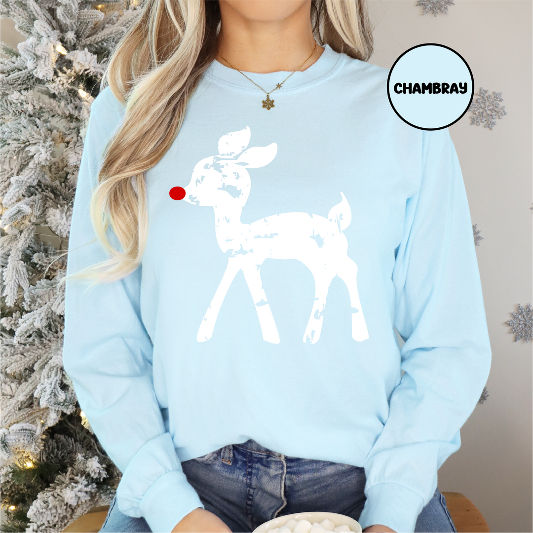 Vintage Rudolph Long Sleeve