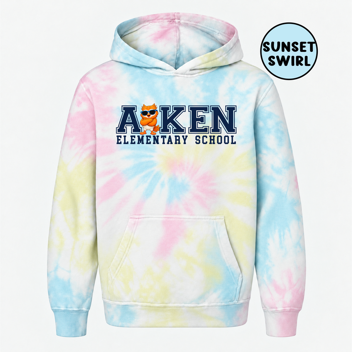 Aiken Tie Dye Hoodie 2 (Indepent Co.)
